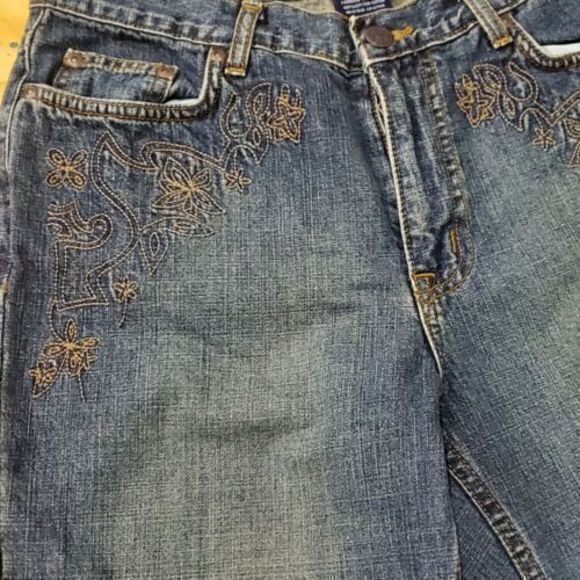 Nautica Straight Leg Denim Jeans Women's 8‎ Blue High Rise Cotton Medium Wash - Picture 7 of 9